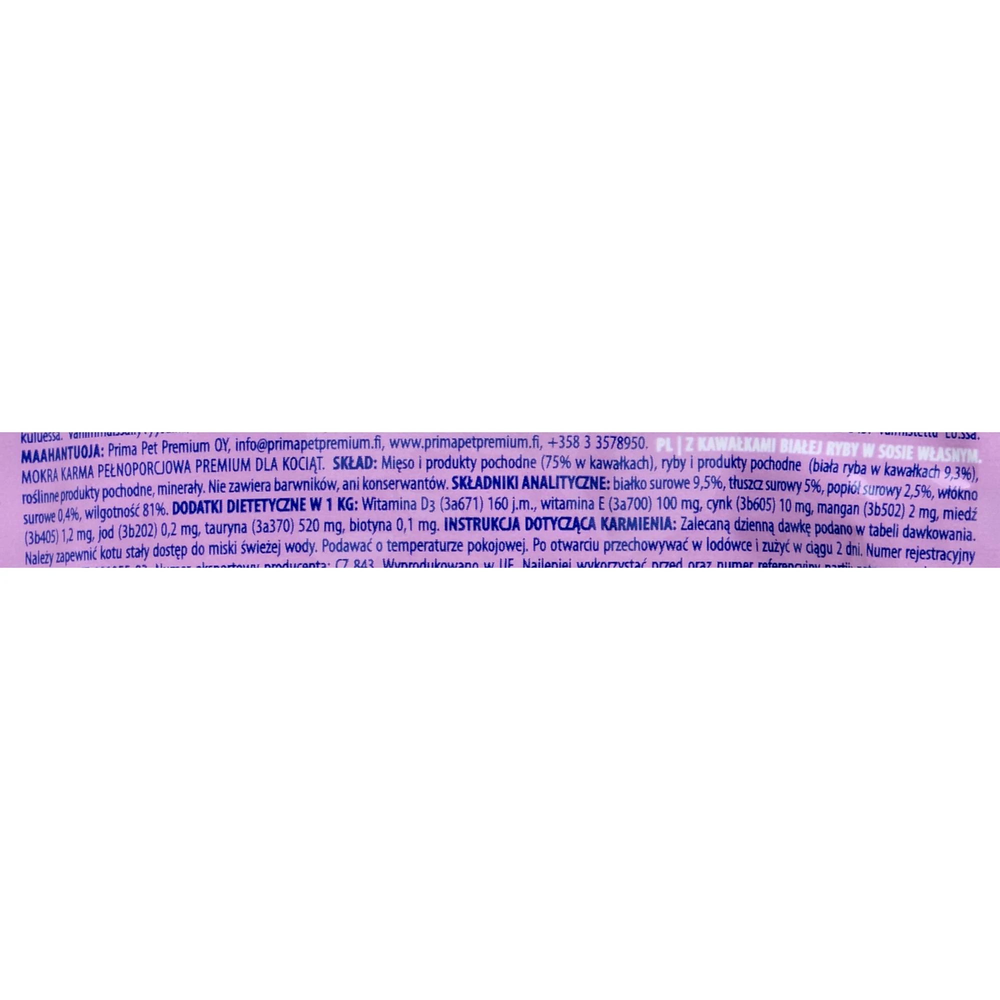 Brit Premium su balta žuvimi Kitten 100 g