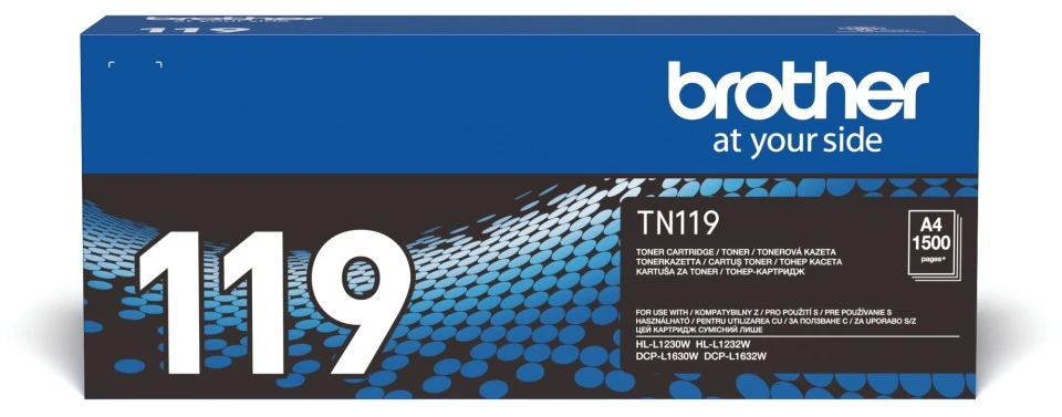 Brother TN119=TN-119 tonerio kasetė 1 vnt. Originali Juoda