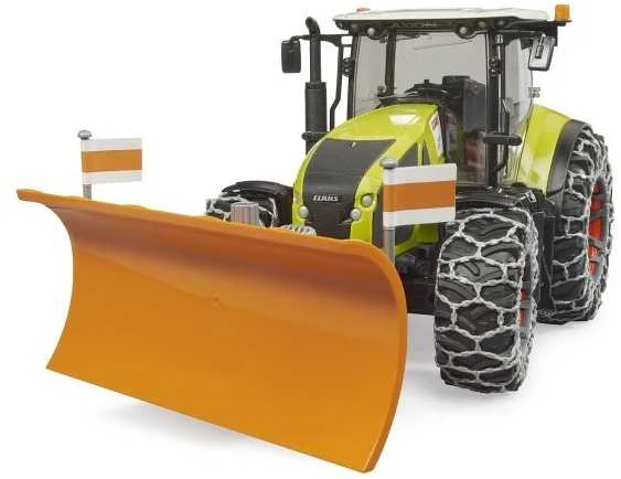 Bruder Ata BRUDER traktor Claas Axion 950+pług d/niegu 03018