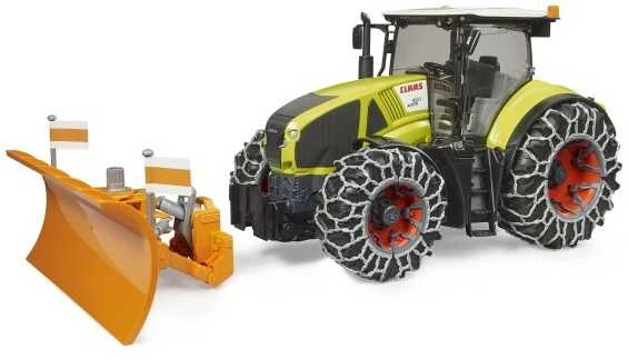 Bruder Ata BRUDER traktor Claas Axion 950+pług d/niegu 03018