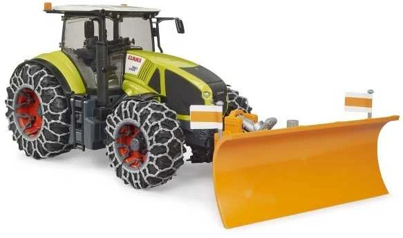 Bruder Ata BRUDER traktor Claas Axion 950+pług d/niegu 03018