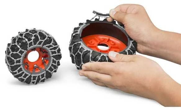 Bruder Ata BRUDER traktor Claas Axion 950+pług d/niegu 03018