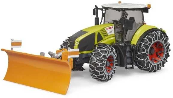Bruder Ata BRUDER traktor Claas Axion 950+pług d/niegu 03018