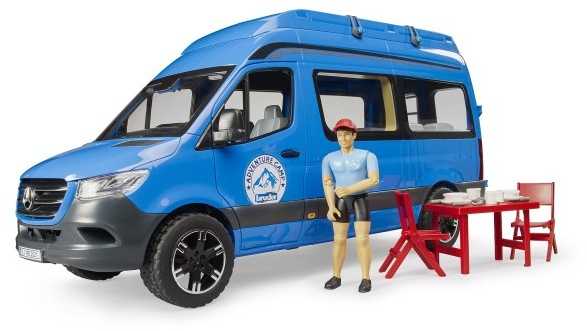 Bruder Ata BRUDER Sprinter Camper mėlyna+fig+akces 02684