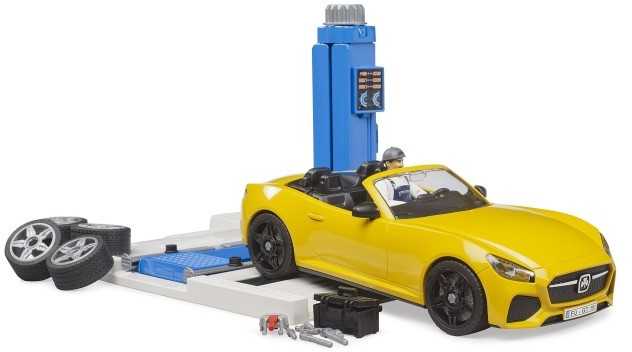 Bruder Ata BRUDER bworld automobilių aptarnavimo centras + bruder Roadster
