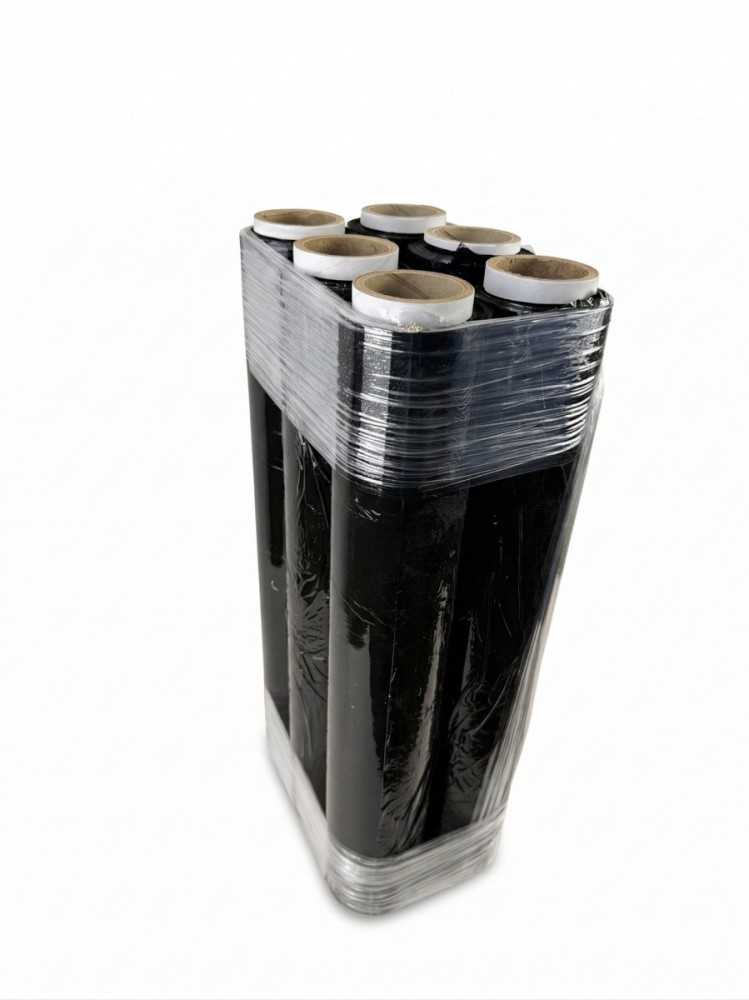 Bstech Folia stretch Staples Folia stretch juoda 23mic 1,5kg x 6 BOX