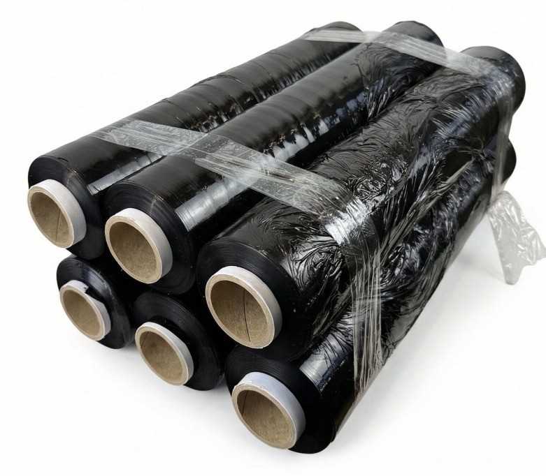 Bstech Folia stretch Staples Folia stretch juoda 23mic 3,0kg x 6 BOX