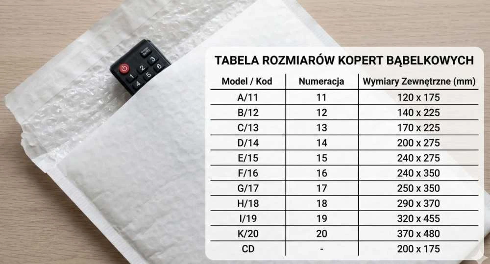 BESTPAK Burbuliniai vokai, paminkštinti vokai F16 100 vnt. Baltas
