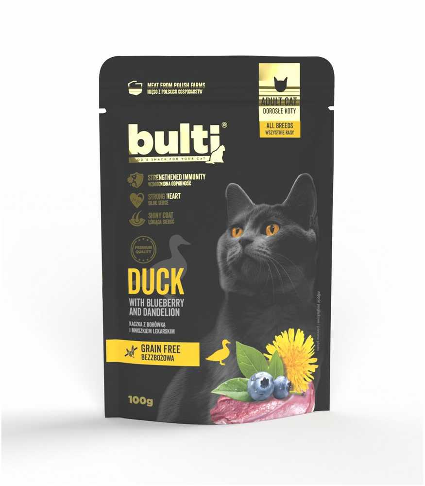 BULTI Superfoods malta antiena su mėlynėmis ir kiaulpienėmis 100 g