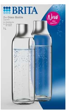 Brita sodaTRIO buteliukas (2 vnt., stiklinis)