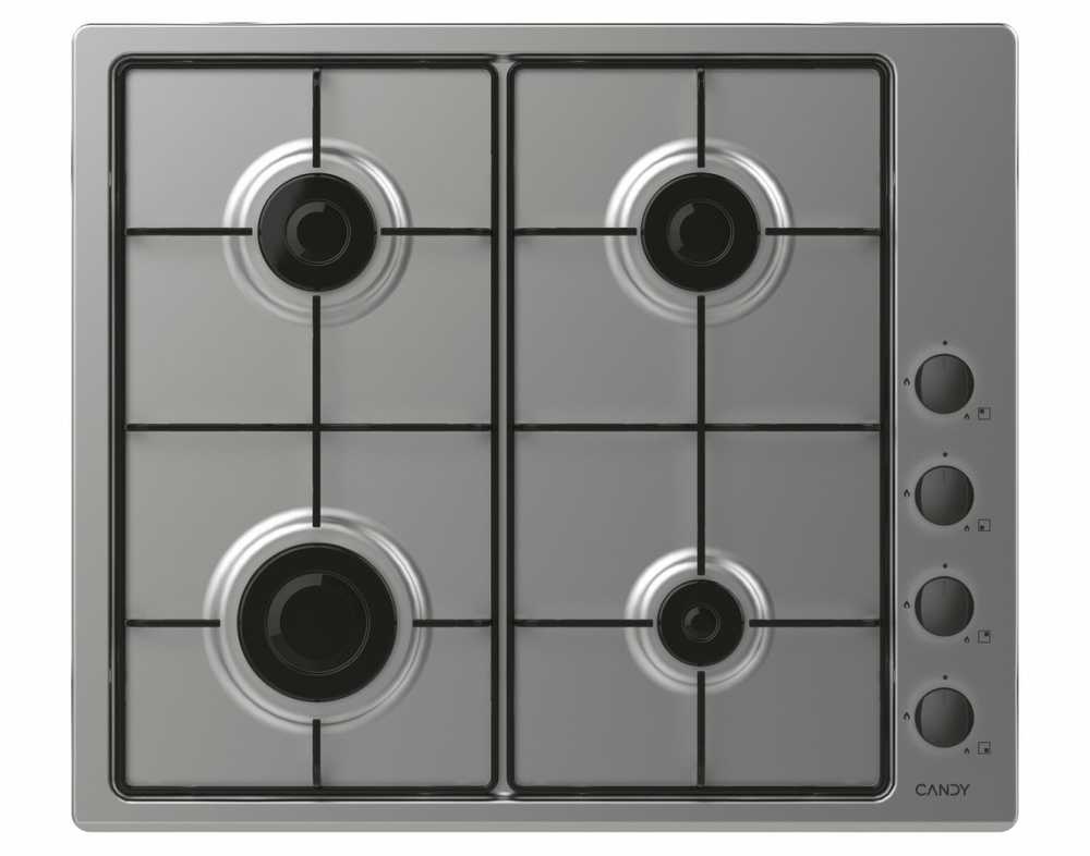 Kaitlentė Candy Smart CHW6LBX/4U Nerūdijantis plienas Built-in 60 cm Gas 4 zone(s)
