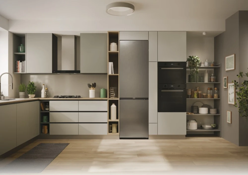 Šaldytuvas Candy Fresco 300 ECN2CQTEX206, nerūdijančio plieno