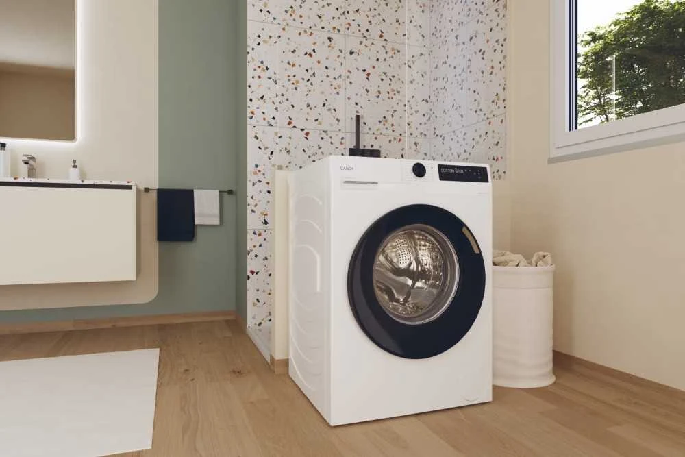 Laisvai pastatoma skalbimo mašina Candy ProWash 500 BR 48B6-S, baltos spalvos