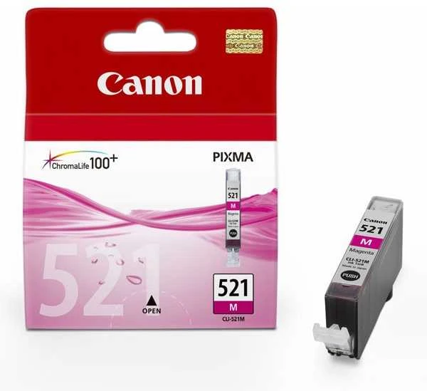 CANON CLI-521M rausvos spalvos rašalinė