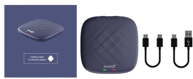 Carlinkit TBOX-Plus 4+64GB Wireless Adapter Apple CarPlay / Android Auto, Mėlynas - belaidis adapteris