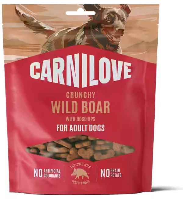 CAV Carni Love Crunchy šerno su erškėtuogėmis skanėstas šunims - 200g