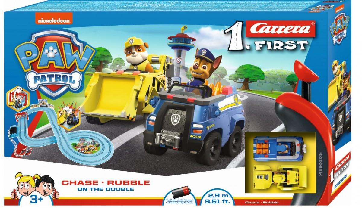 Milly Mally Carrera FIRST Paw Patrol žaislas ant dvigubo 2,9 m