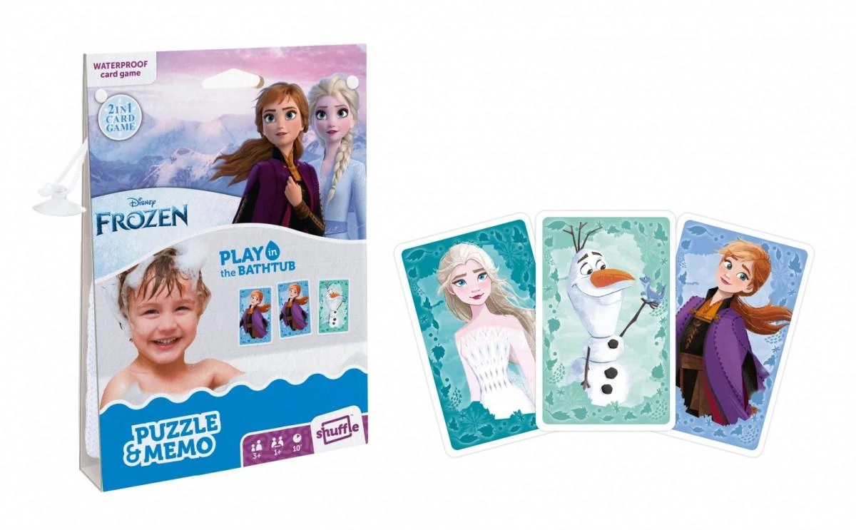 Cartamundi Kortų žaidimas Disney Frozen, vandeniui atsparus, spalvotas