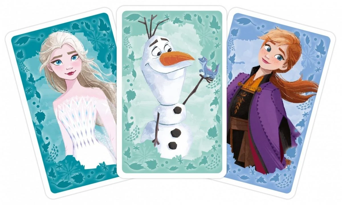 Cartamundi Kortų žaidimas Disney Frozen, vandeniui atsparus, spalvotas