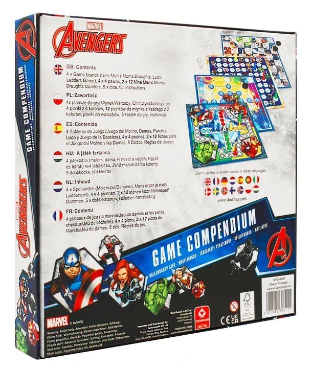 Cartamundi Marvel Avengers kaleidoskopo žaidimų žaidimas