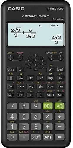 Casio fx-82esplus-2 kalkulator naukowy, 252 funkcje, 77x162mm, juoda box