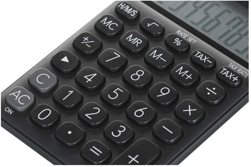 Casio kalkulator kieszonkowy sl-310uc-bk juoda, 10 cyfrowy wyświetlacz