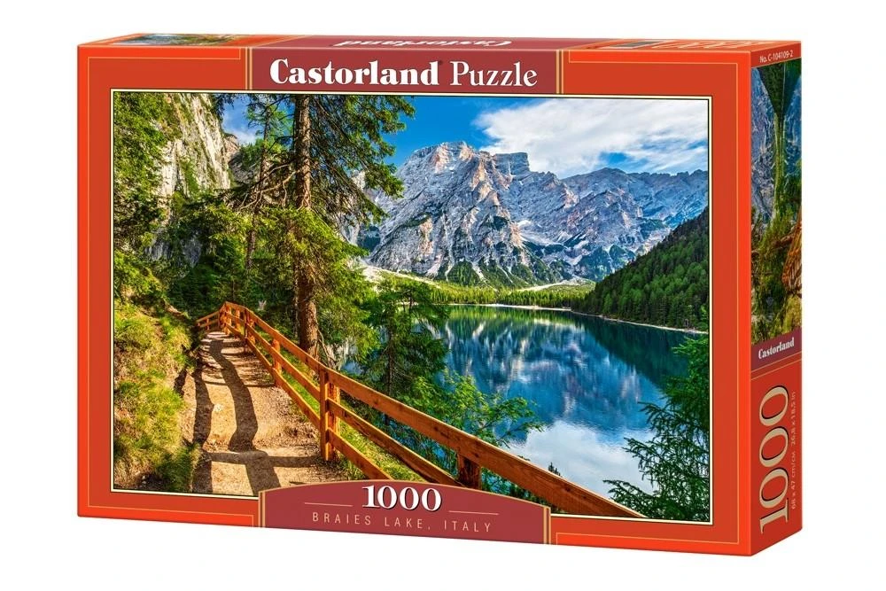 Castorland Dėlionė 1000 vnt. - Braies ežeras, Italija