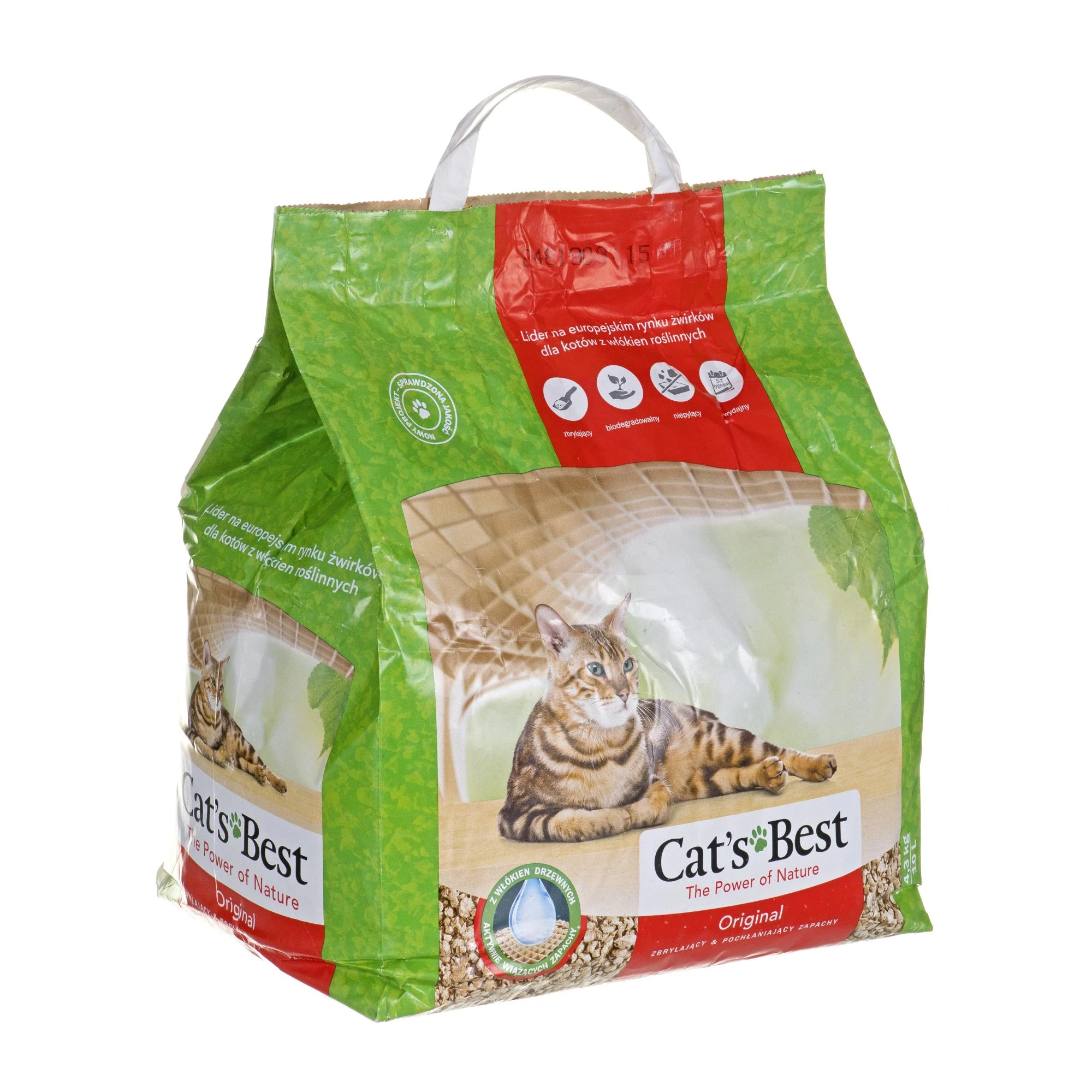 Cats Best OkoPlus Original Natūralus kraikas katėms 10L