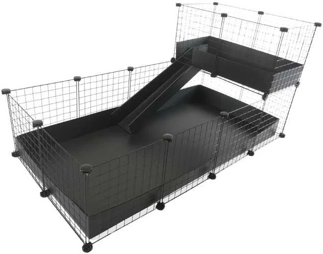 Narvas - C&C Modulinis 4x2 + Loft 2x1 Su Juoda Rampa