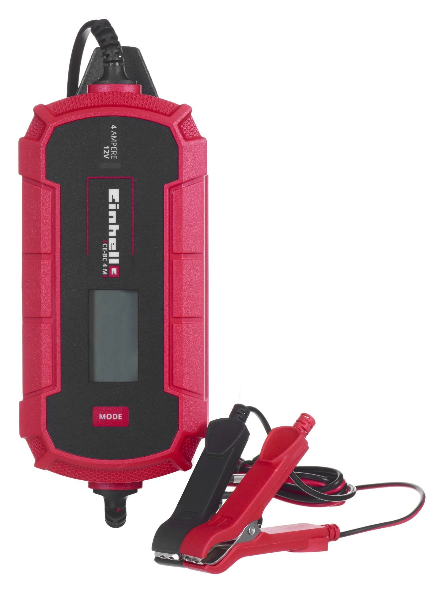 Akumuliatorių Įkroviklis - Einhell CE-BC 4 M 12V 4A LCD Raudonas