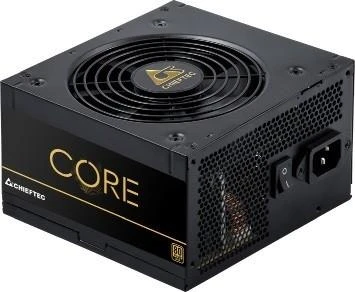 Chieftec ATX PSU Core serija BBS-500S, 12 cm ventiliatorius, 500 W, 80 PLUS® Gold, aktyvus PFC