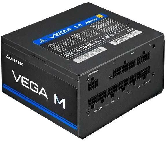 Chieftec Vega PPG-750-C maitinimo blokas 750 W 20+4 kontaktų ATX ATX Juodas