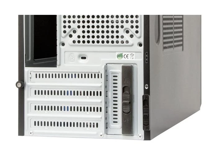 Chieftec CT-04B-OP MiniTower, MicroATX, MiniATC, Juodas