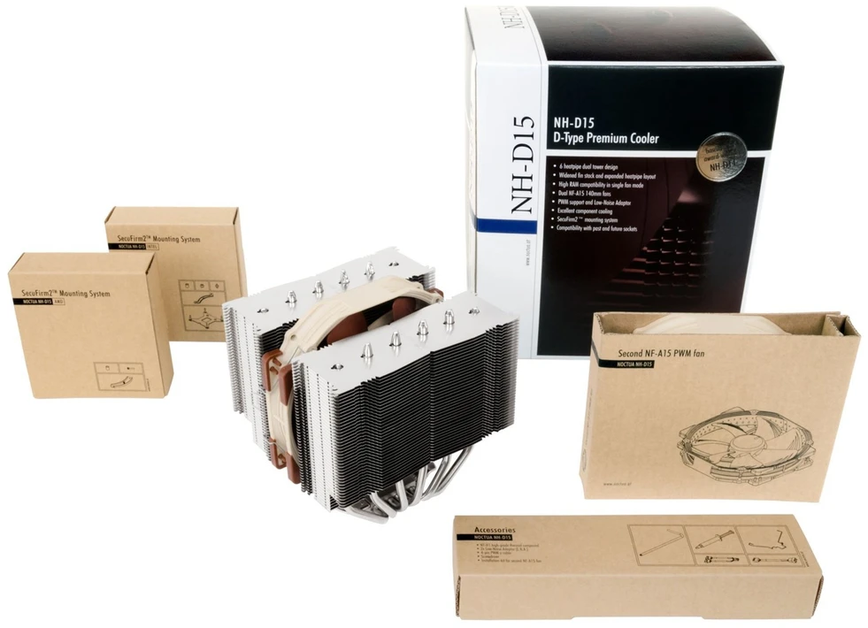 NOCTUA NH-D15 CPU aušintuvas - 140/140 mm