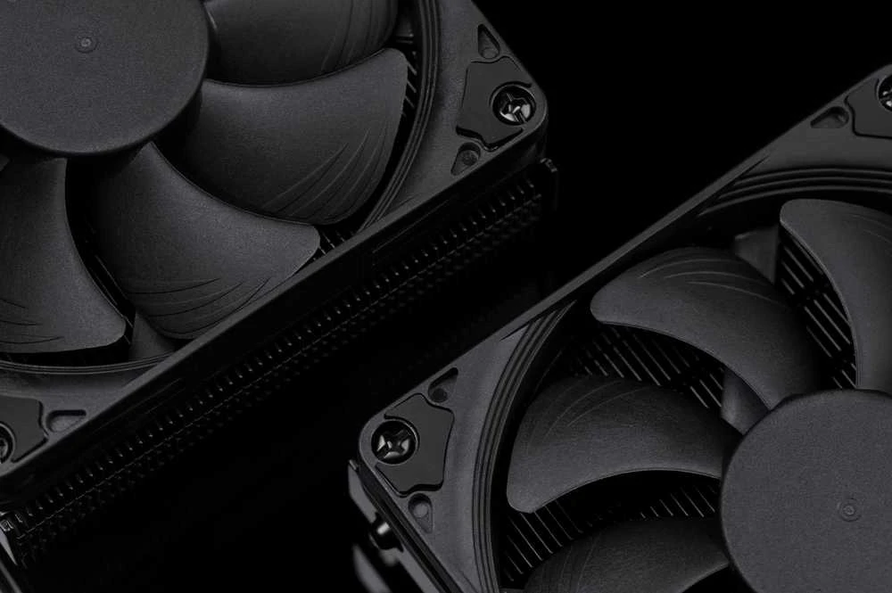 Procesoriaus Aušintuvas - Noctua NH-L9i Chromax, Juodas