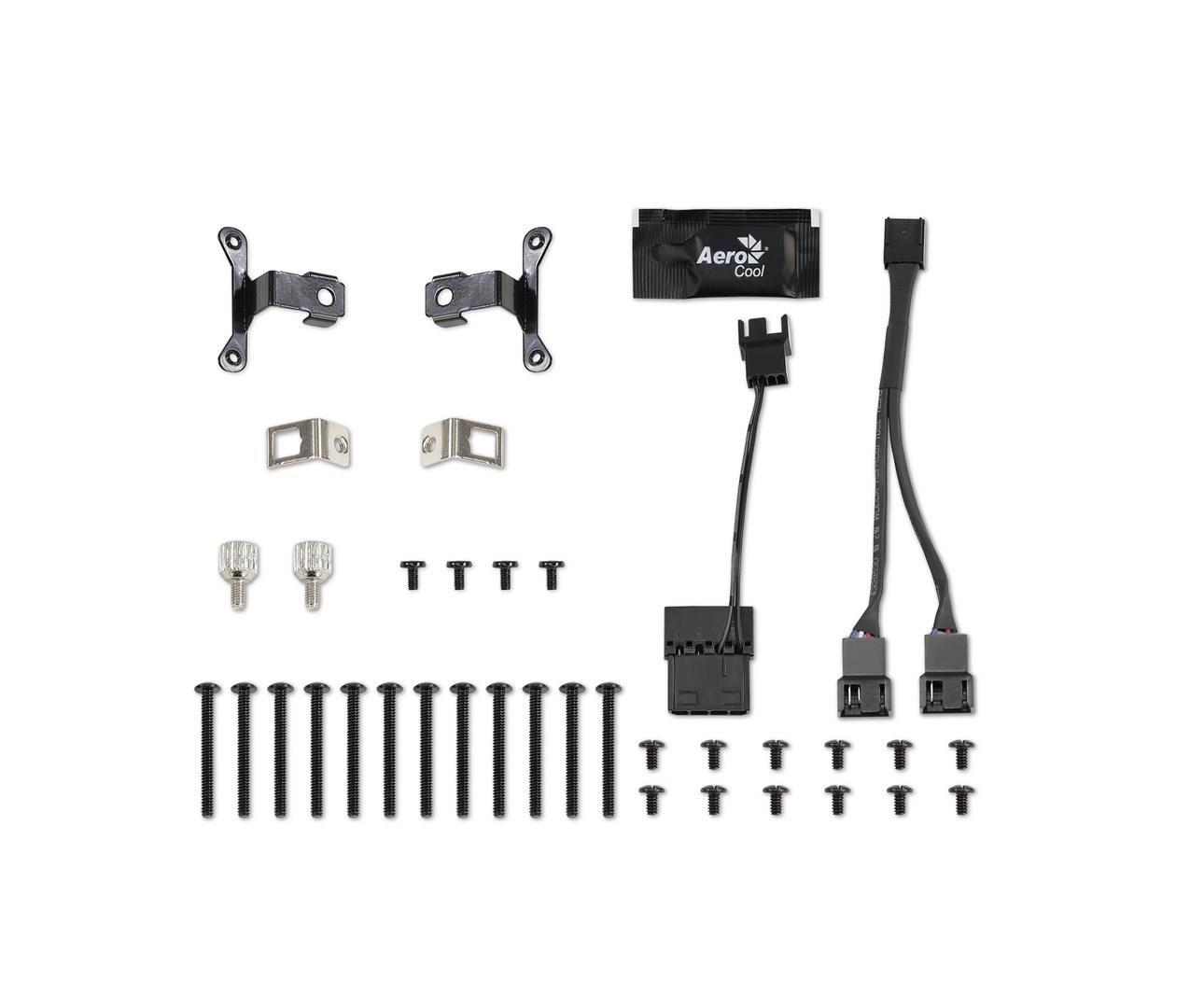 Procesoriaus Aušintuvas - Aerocool Pgs Mirage L360 Argb, juodas