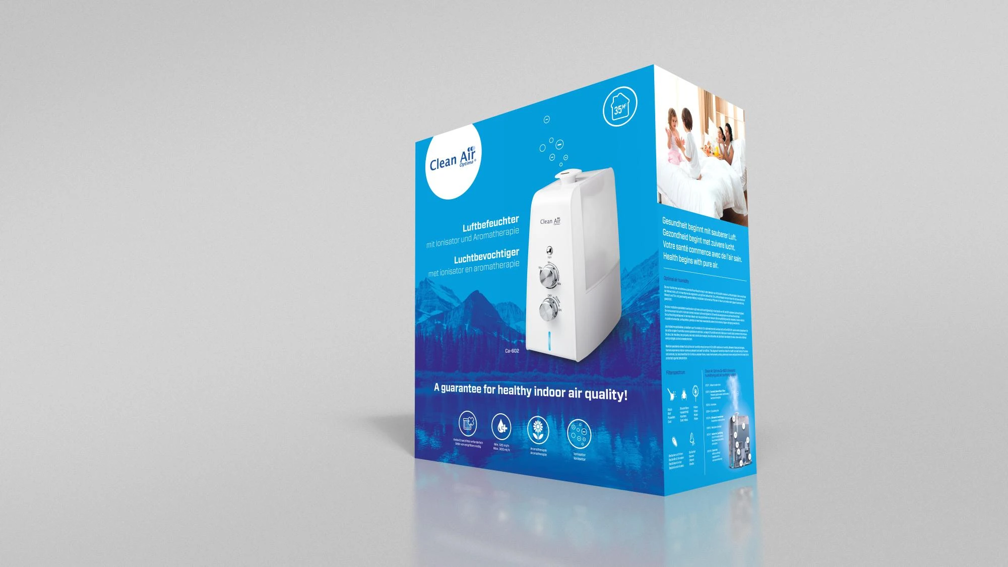 Clean Air Optima Oro drėkintuvas Clean Air CA-602