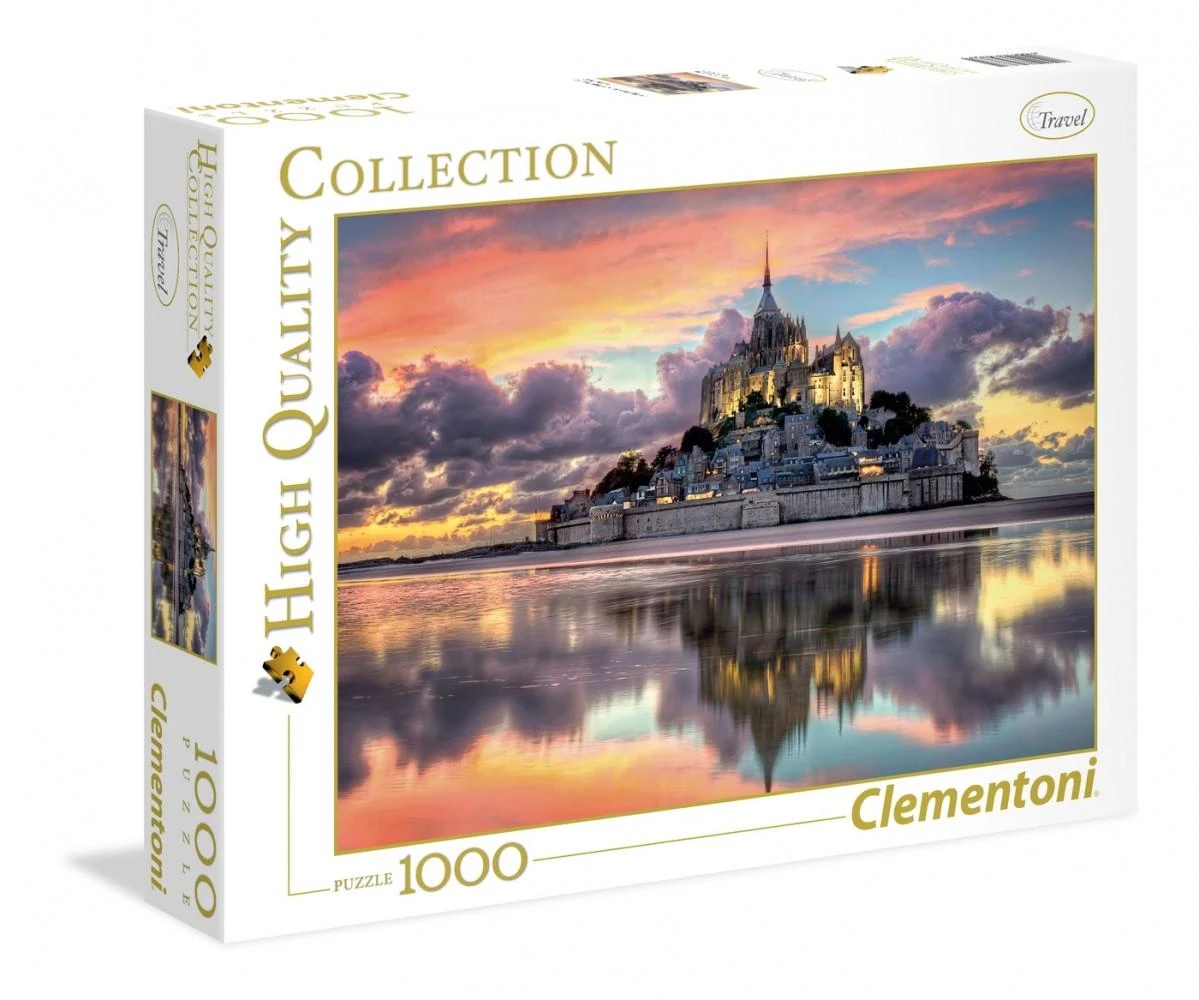 Clementoni Dėlionė 1000 vnt. - Sen Mišelio kalnas