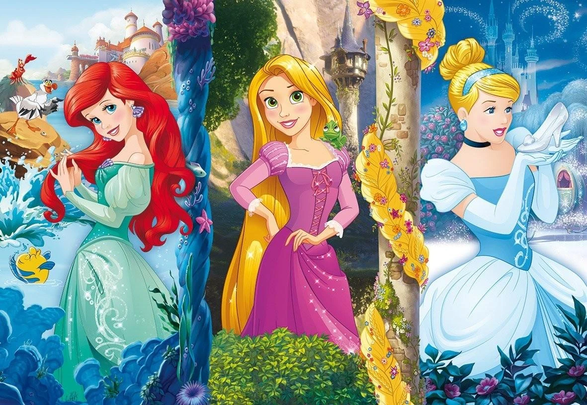 Clementoni Dėlionė 60 vnt. - Disney Princesės