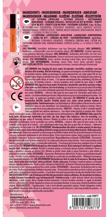 Clementoni Toys CLE Crazy Chic lūpų blizgis ir lūpų pieštukas 18850 50877