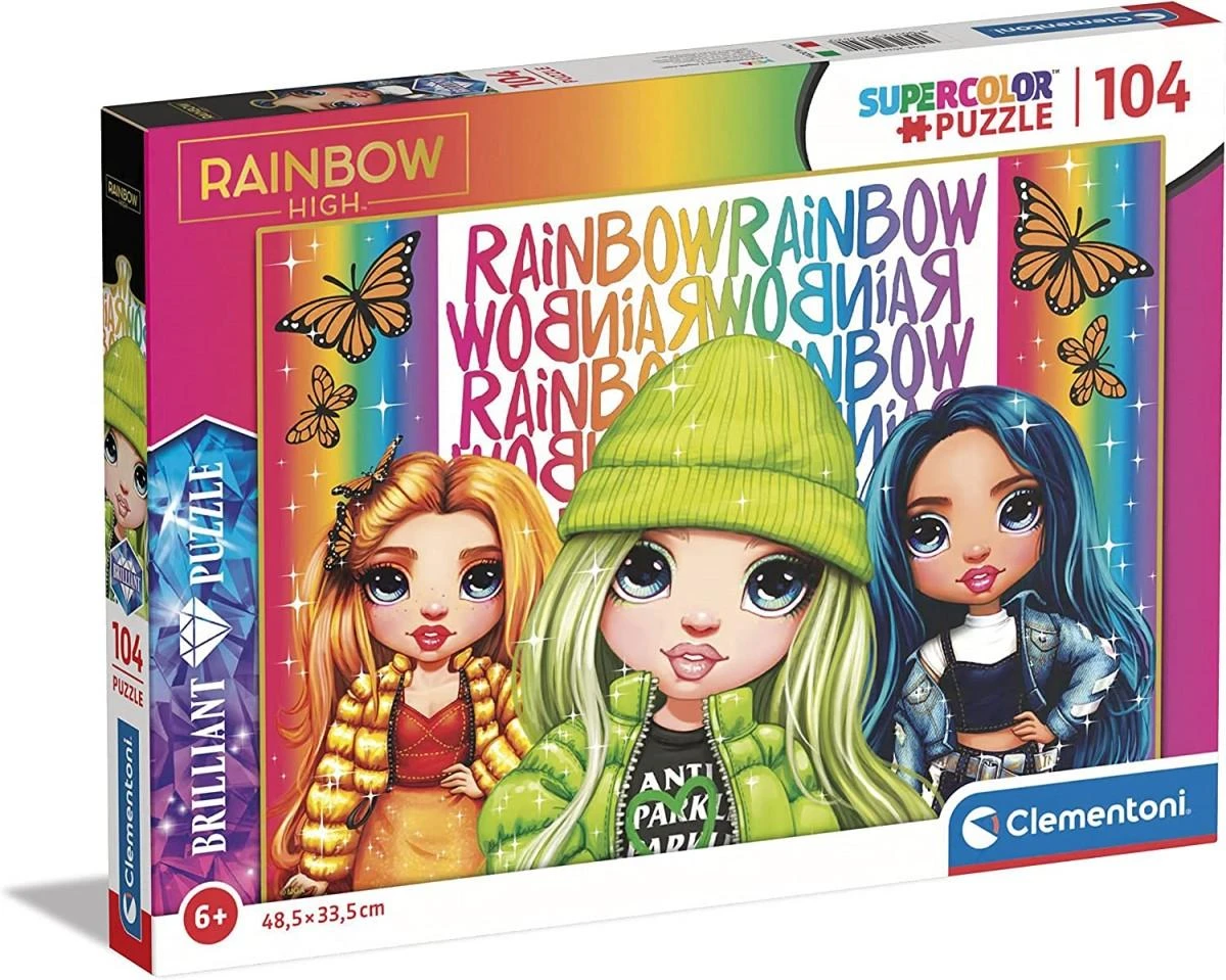 Clementoni Dėlionė 104 vnt. - Rainbow High