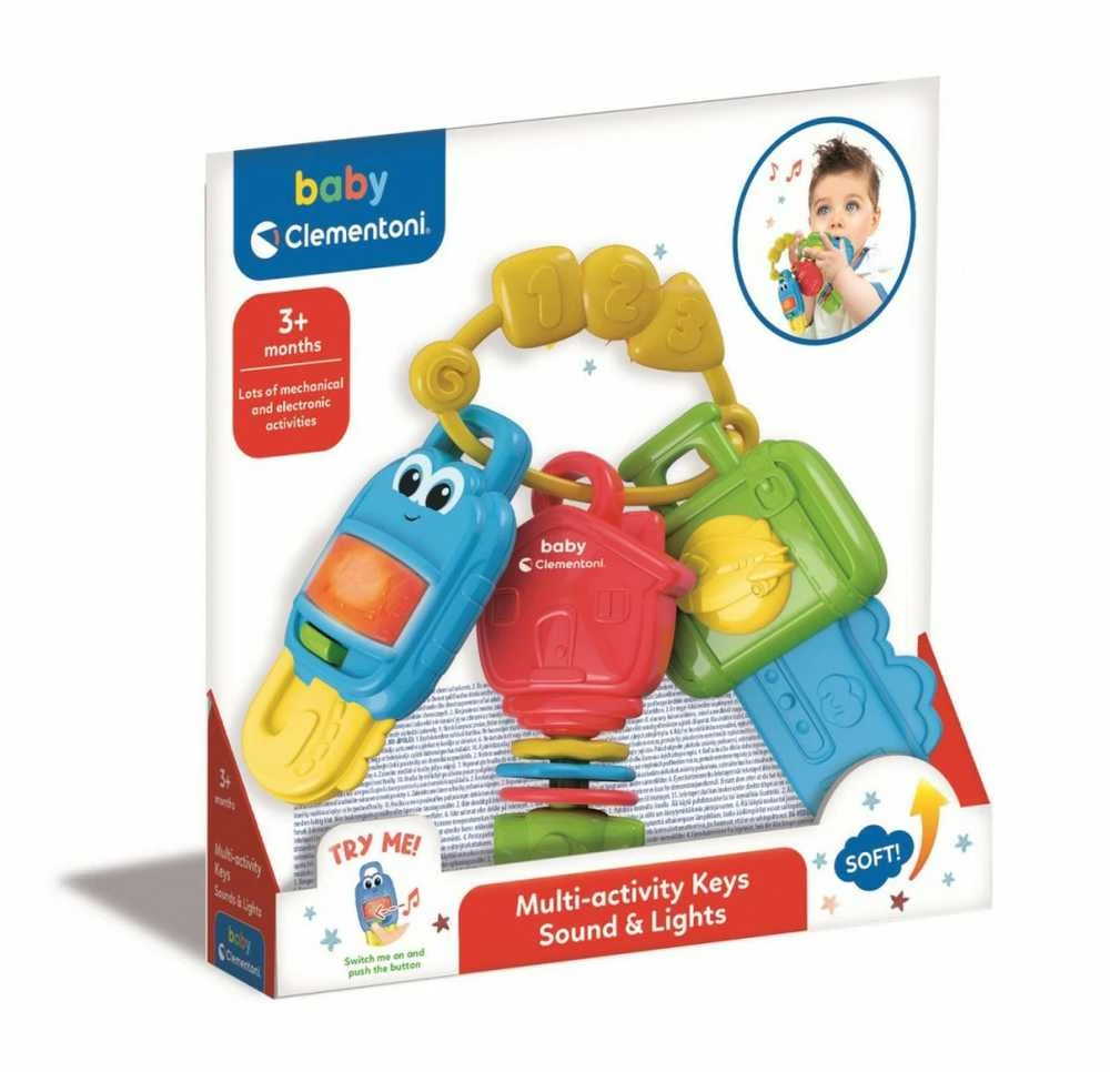 Clementoni Toys CLE BABY elektroniniai raktai 17951