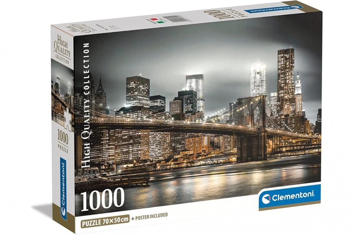 Clementoni Dėlionė 1000 vnt. - Niujorko panorama