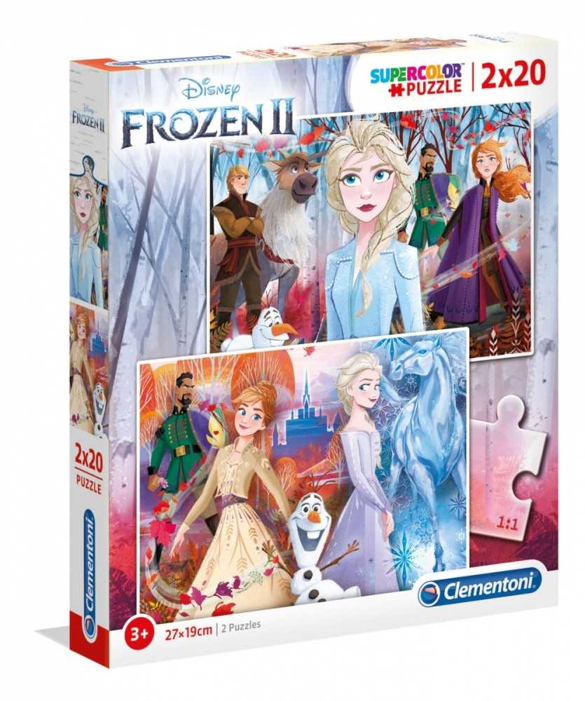Clementoni Dėlionė 2x20 vnt. - Frozen 2