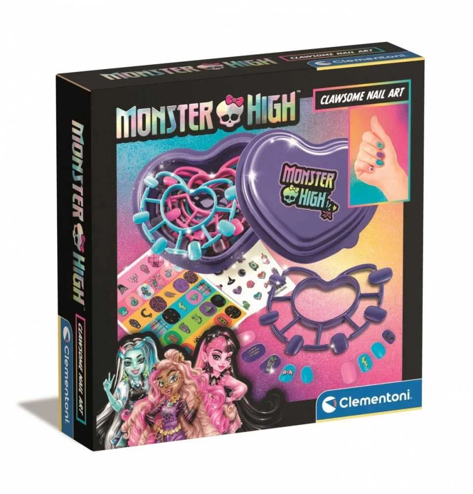 Clementoni CLE Toys Monster High Nagų dekoracijos 50880