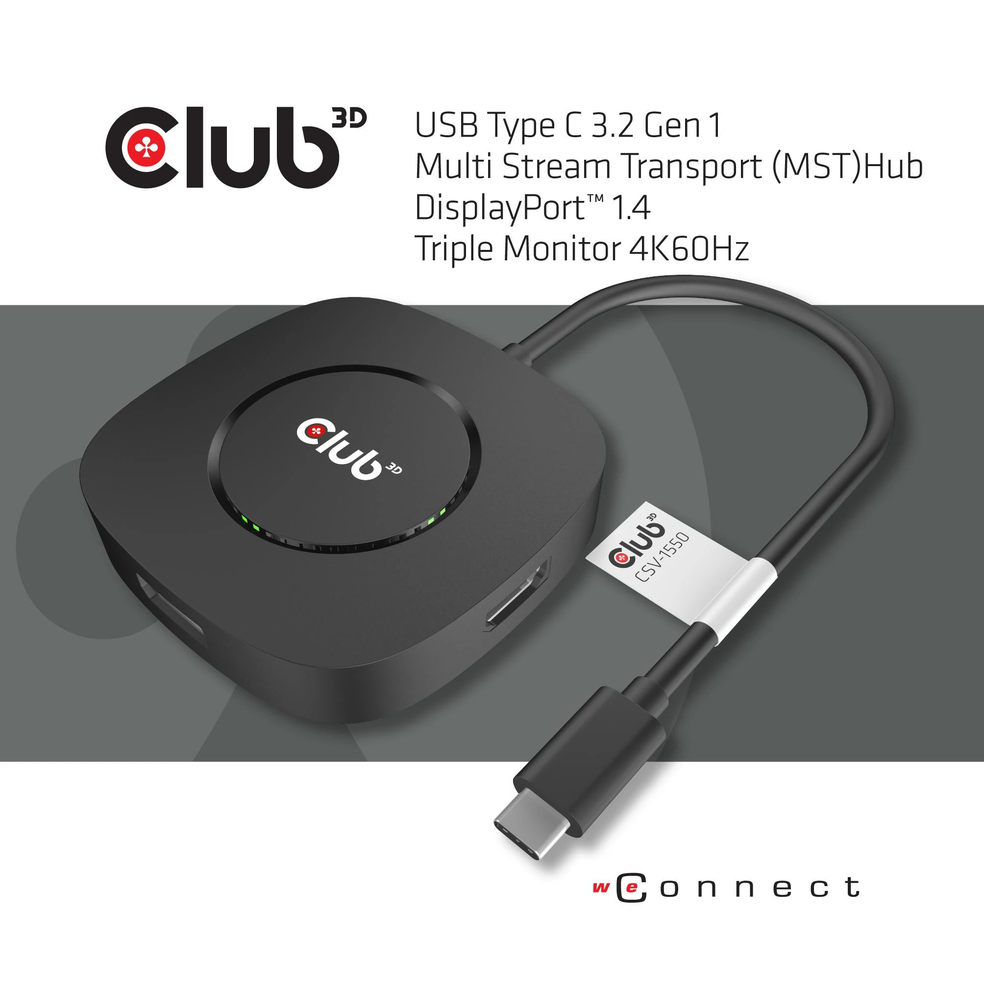 Club 3D CSV-1550 3.2 C tipo stotis / replikatorius