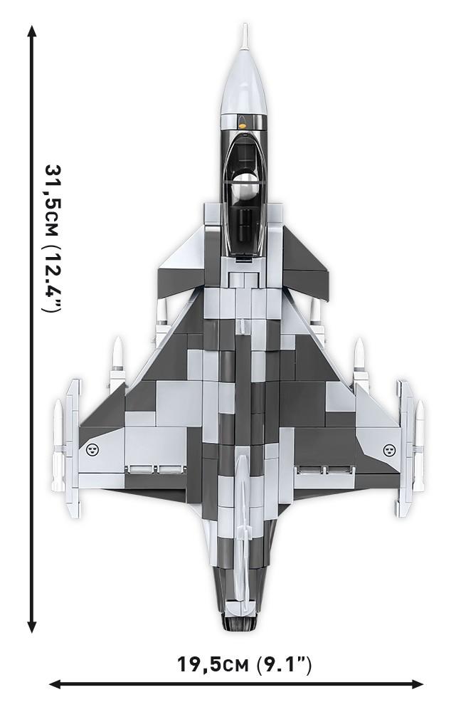 Cobi Konstruktorius karinis lėktuvas Saab Jas 39 Gripen E, 480 detalių
