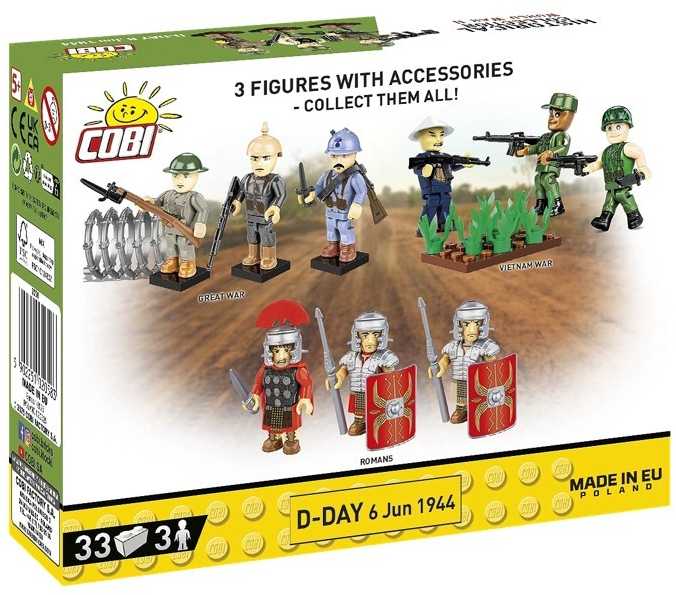 COBI HC WWII D-DAY 6 JUN 1944 33kl/3fig 2058
