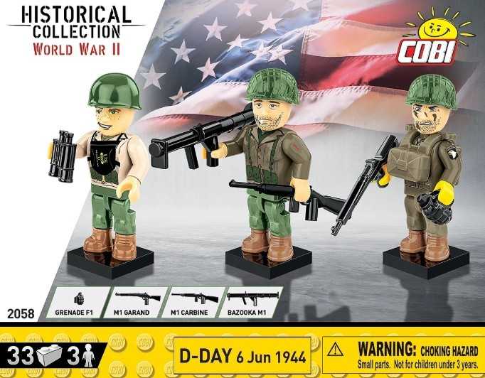COBI HC WWII D-DAY 6 JUN 1944 33kl/3fig 2058