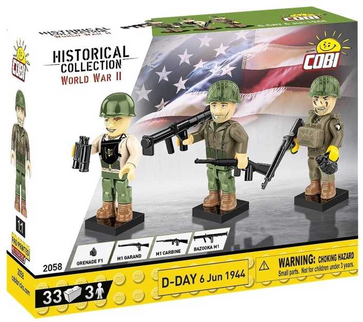 COBI HC WWII D-DAY 6 JUN 1944 33kl/3fig 2058